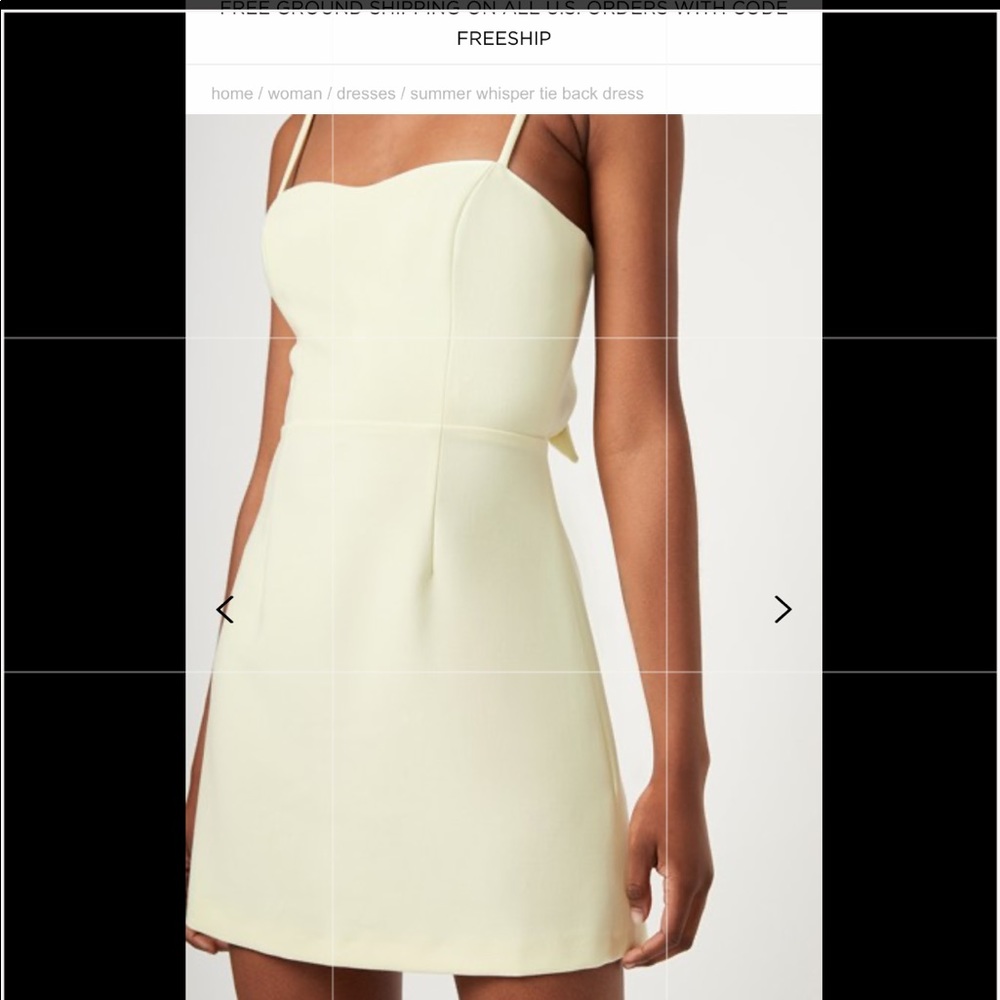 COPY - French Connection SUMMER WHISPER TIE BACK DRESS